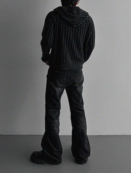 Next Wool Hooded Zip-Up Knit