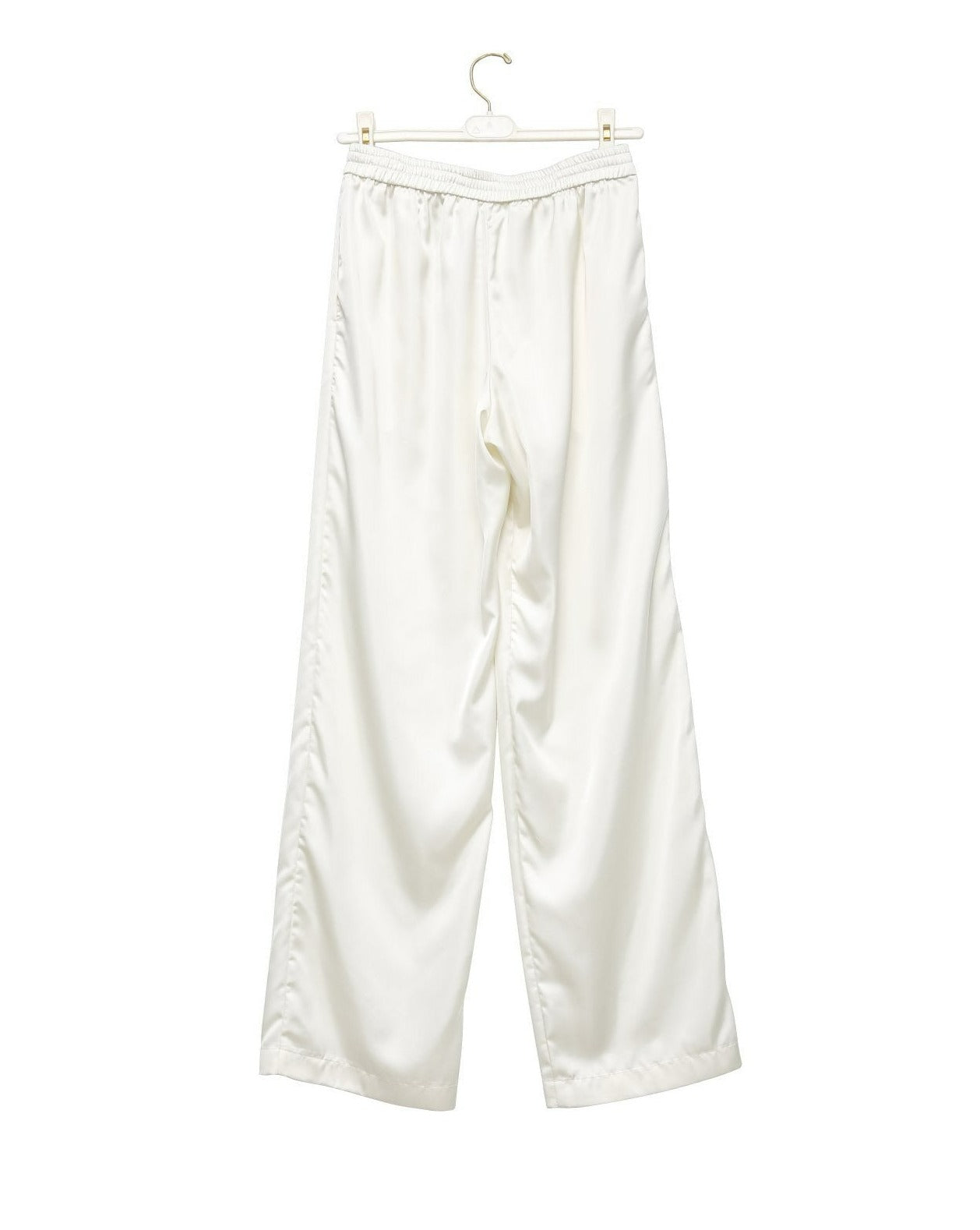 [PAPERMOON] SS / Satin Banded Wide Trousers