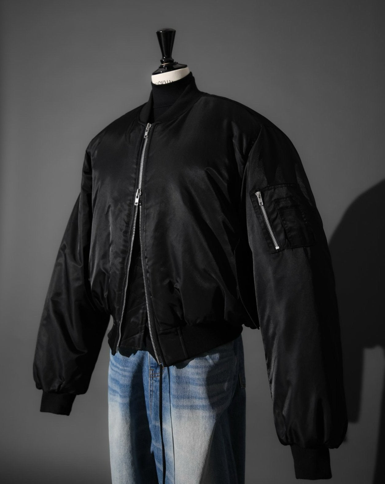 [Ready to ship] [PAPERMOON] AW / Classic Padded Oversized MA-1 Flight Jacket