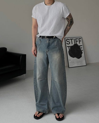 Curve Dart Wide Denim