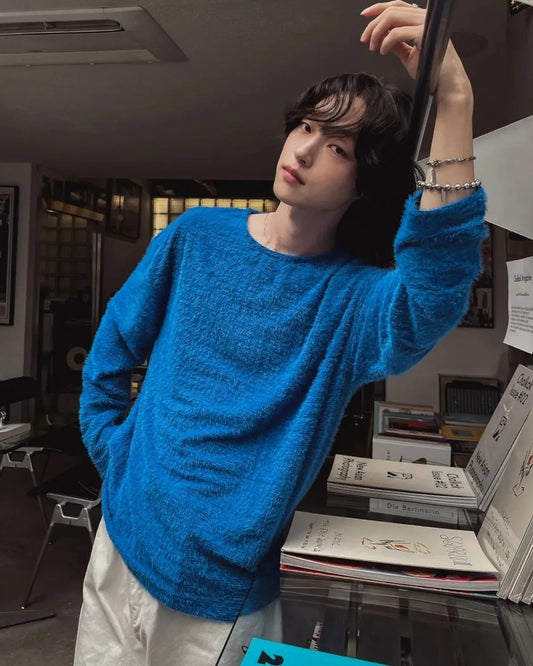 Shaggy Crew Knit