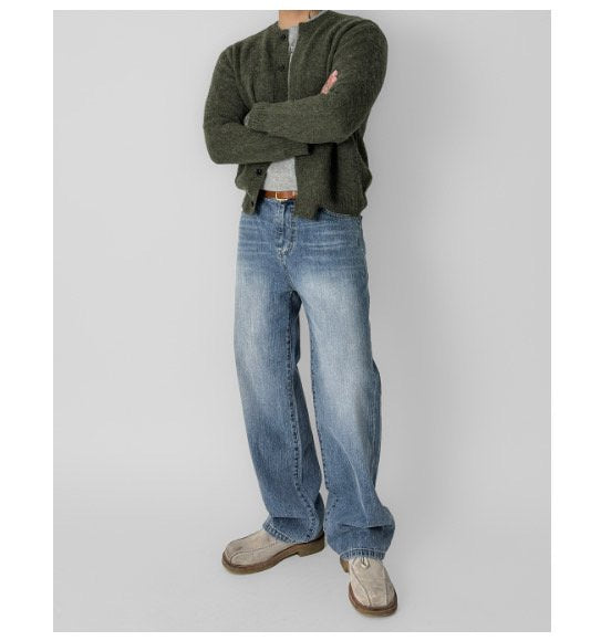 BB Light Blue Semi-Wide Back Banding Denim