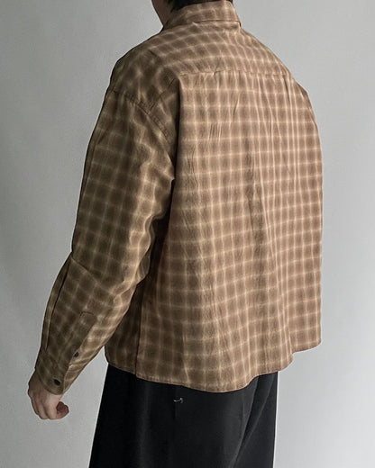 Spring Check Cropped Shirt