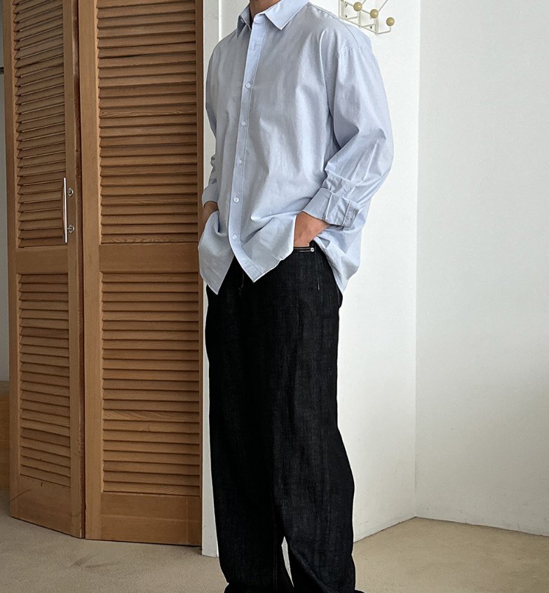 Linen Like Relaxed Shirt