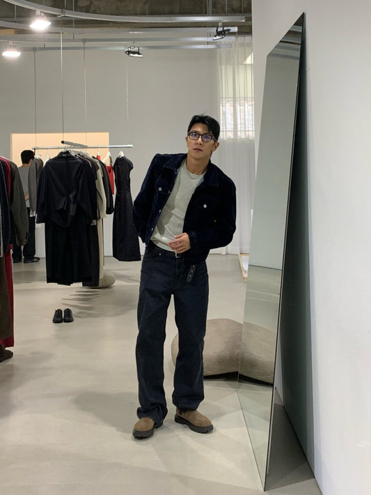 Velvet-Coated Trucker Jacket (Type 3)