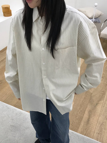 Pigment-Washed Nylon Shirt Jacket