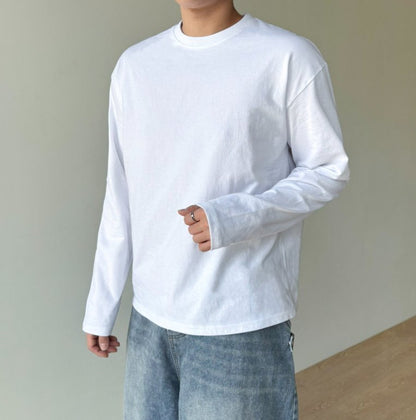 Essential Crew Neck Long Sleeve Tee