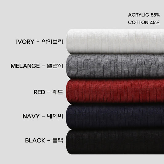 Vertical Henley Knit