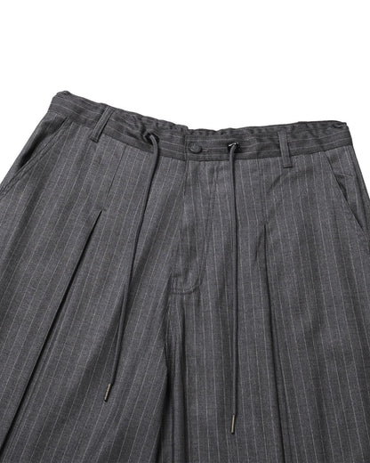 Stripe Pleat Pants