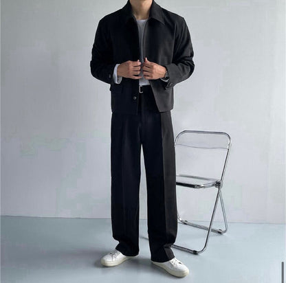 Rich Cropped Jacket Set