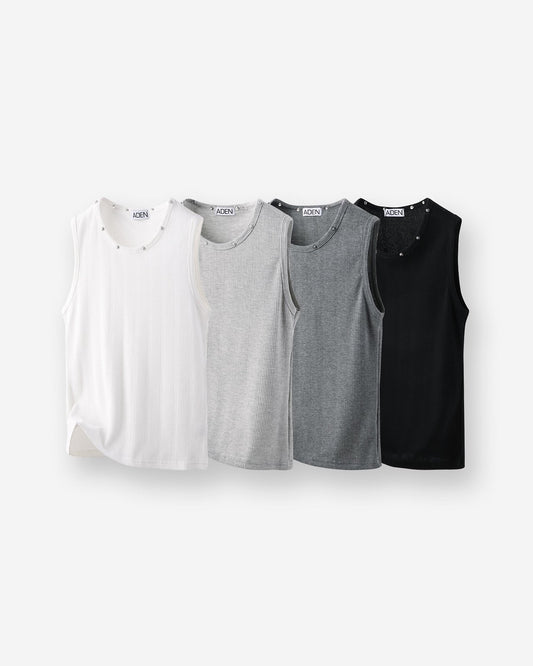 Riveted Sleeveless Top