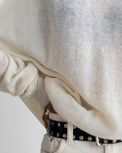 PAPERMOON Oversized Baby Alpaca Sheer Knit
