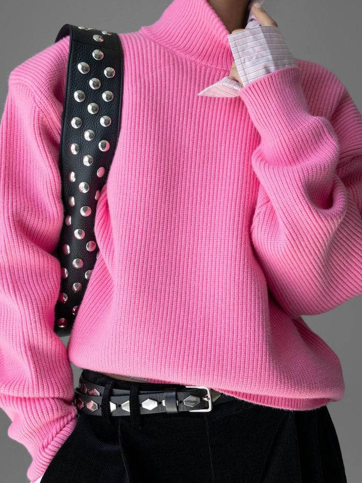 【PAPERMOON ペーパームーン】AW / Signature Wire-Structured Shoulder Knit