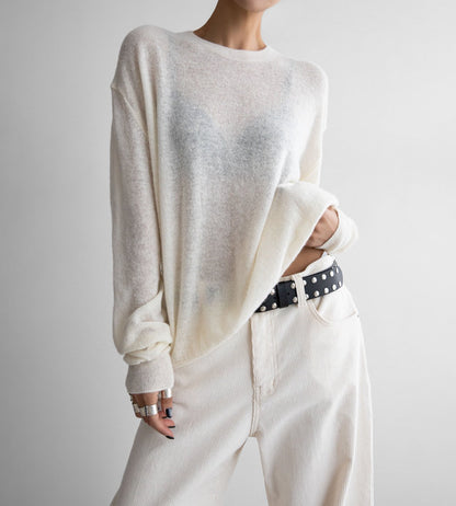 PAPERMOON Oversized Baby Alpaca Sheer Knit
