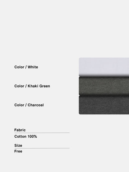 Washed Deep Crop U-Neck Tee