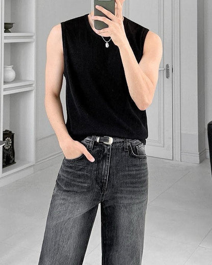 Slim Rib Sleeveless