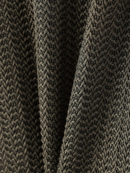 Half Crochet Collar Cardigan