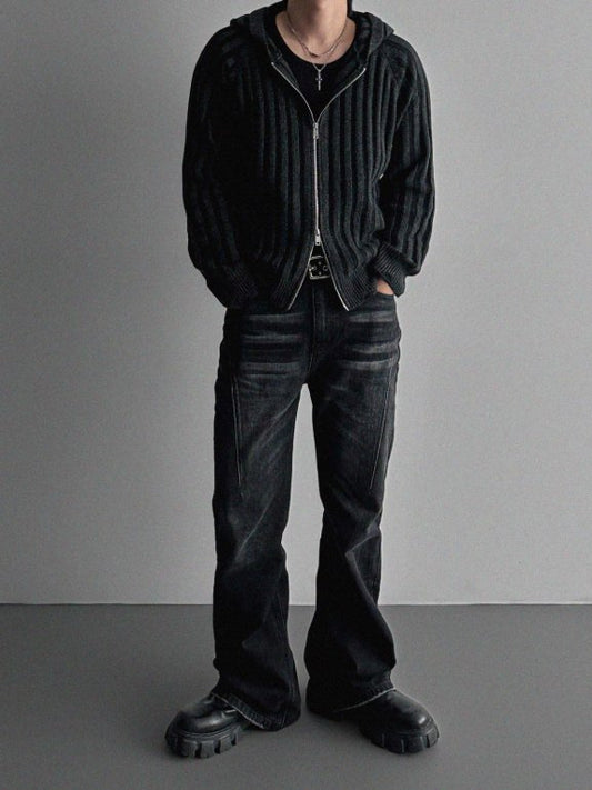 Next Wool Hooded Zip-Up Knit