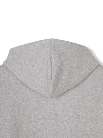 Tone Cropped Fleece Zip Hoodie