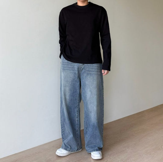 Essential Crew Neck Long Sleeve Tee