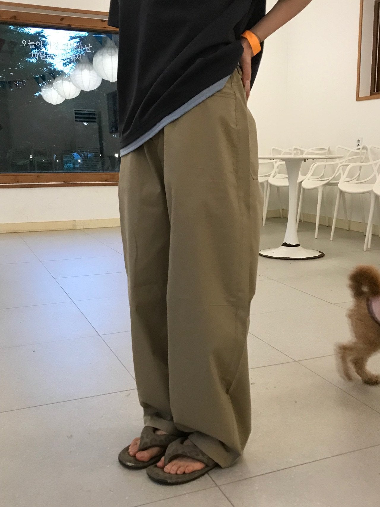 Volume Curve Cotton Balloon Pants
