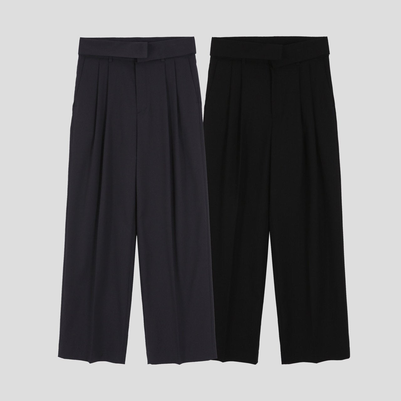Regle Two-Tuck Wide Slacks