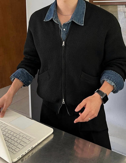 Knit Zip-Up