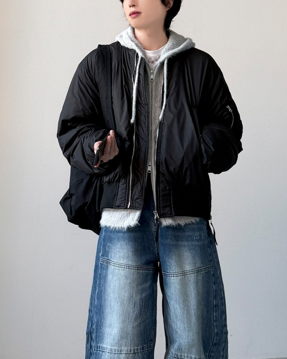 Cropped City MA-1 Jacket