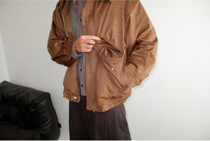 Suede-Touch Field Blouson
