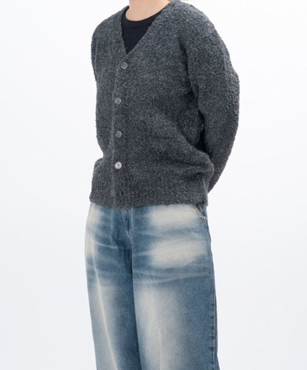 Contra Bouclé Wool Cardigan