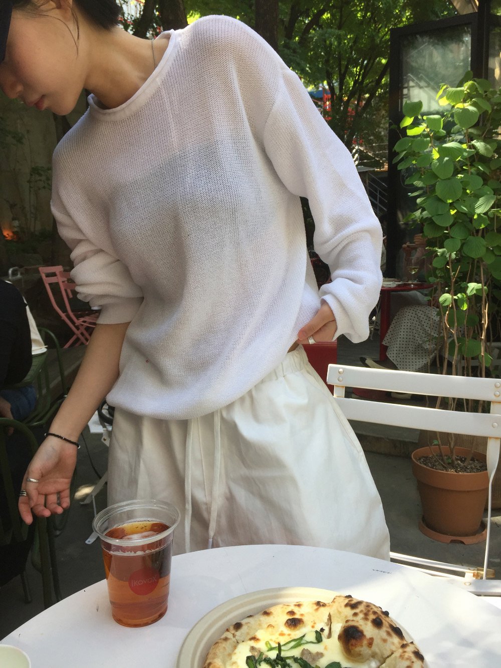 Pigment-Washed Nylon Shirt Jacket