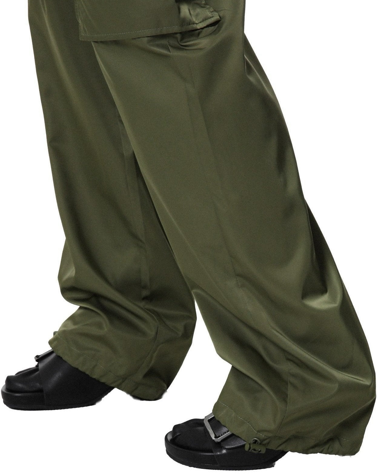 【PAPERMOON ペーパームーン】SS / Nylon Drawstring Cargo Pocket Trousers