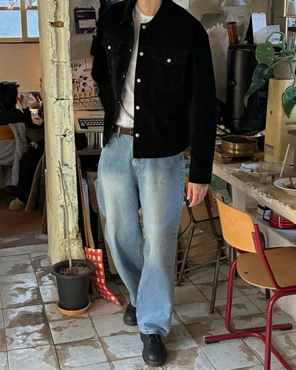 Even Suede Cropped Jacket