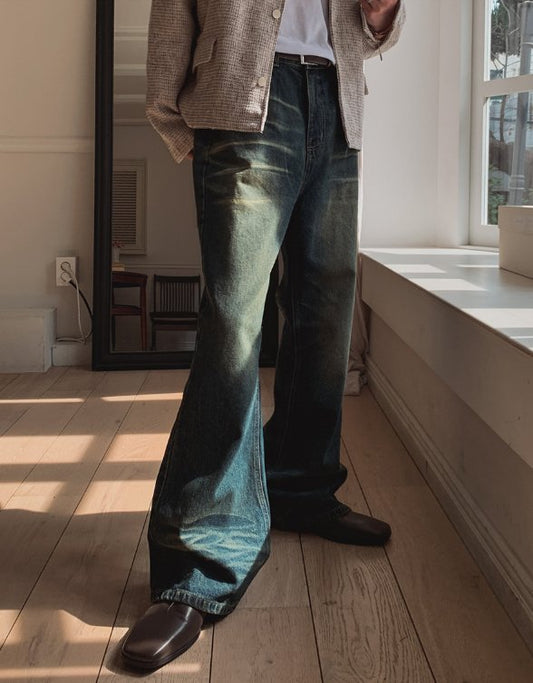 Phantom Flare Denim Pants