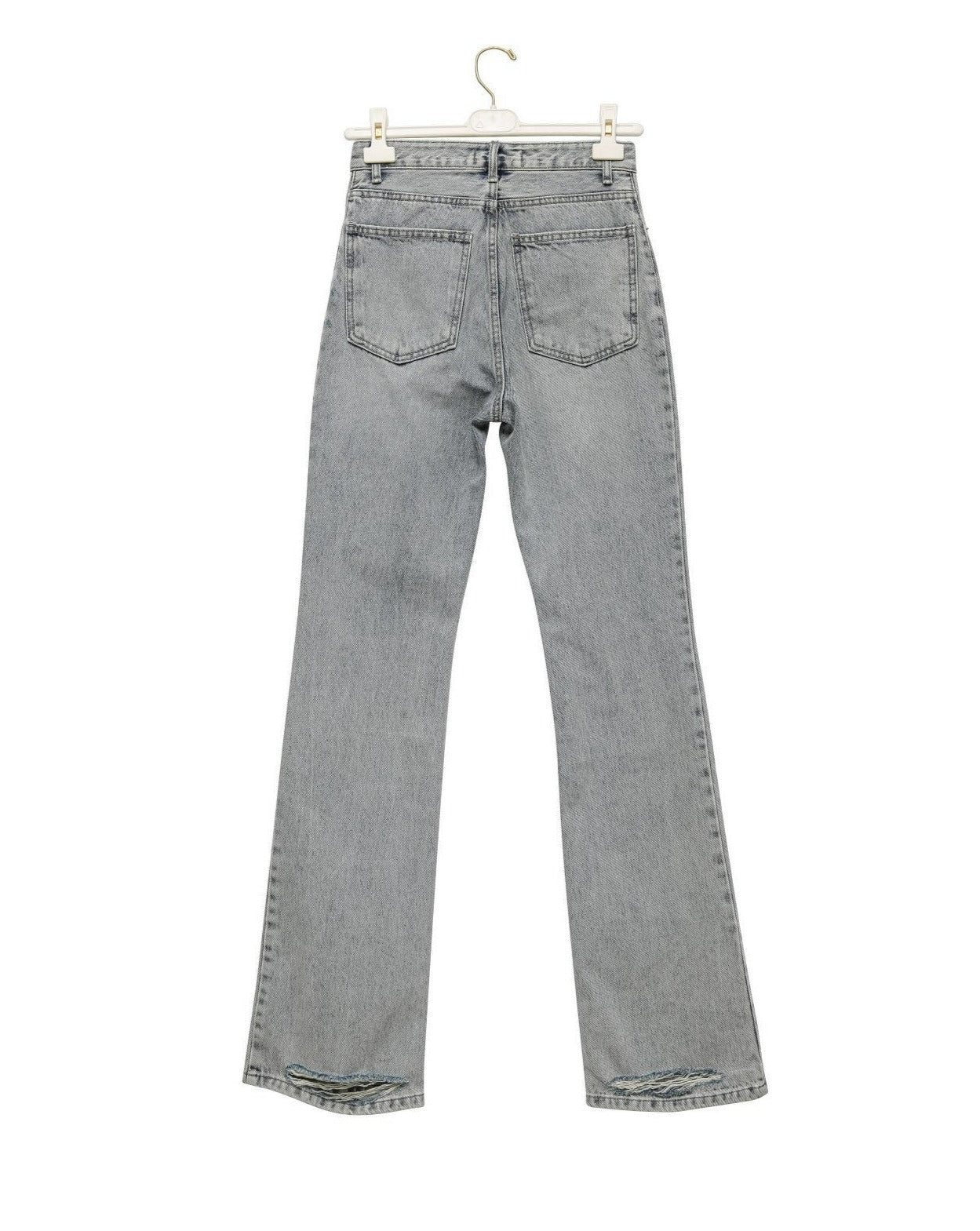 [PAPERMOON] SS / Straight Boots Cut X-Ray Jeans