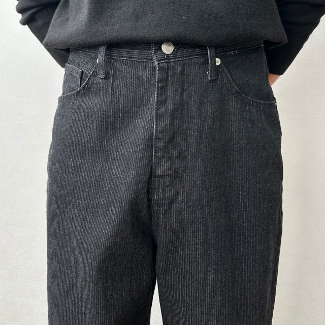 Chief Stripe Wide Denim Pants