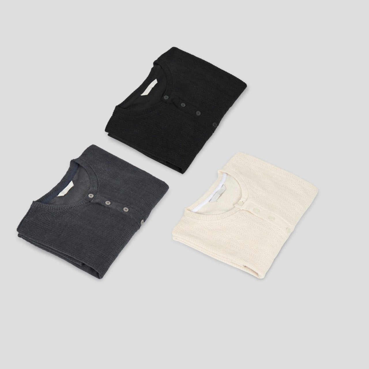 Need Textured Henley Long Sleeve