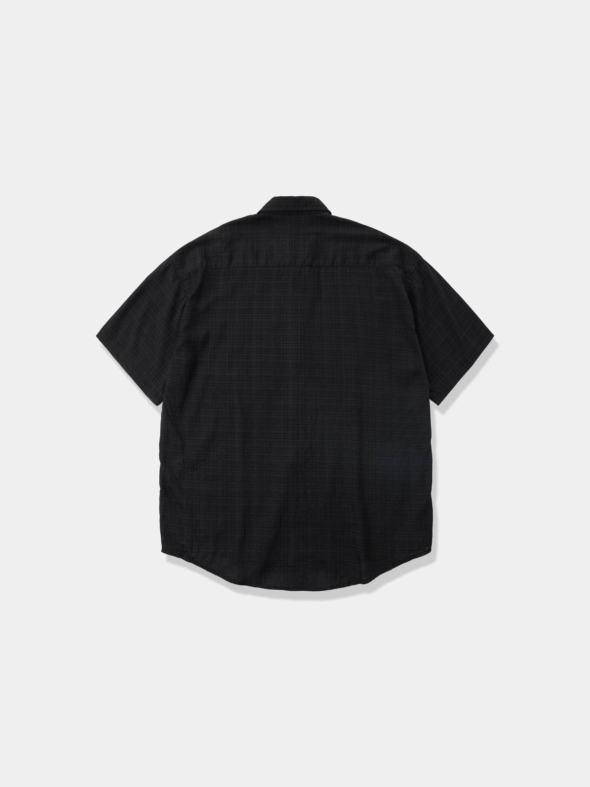 Pigment-Washed Nylon Shirt Jacket
