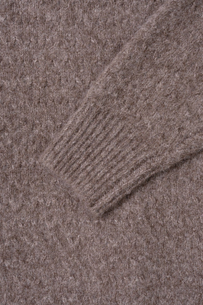 Kink Mohair Hooded Knit