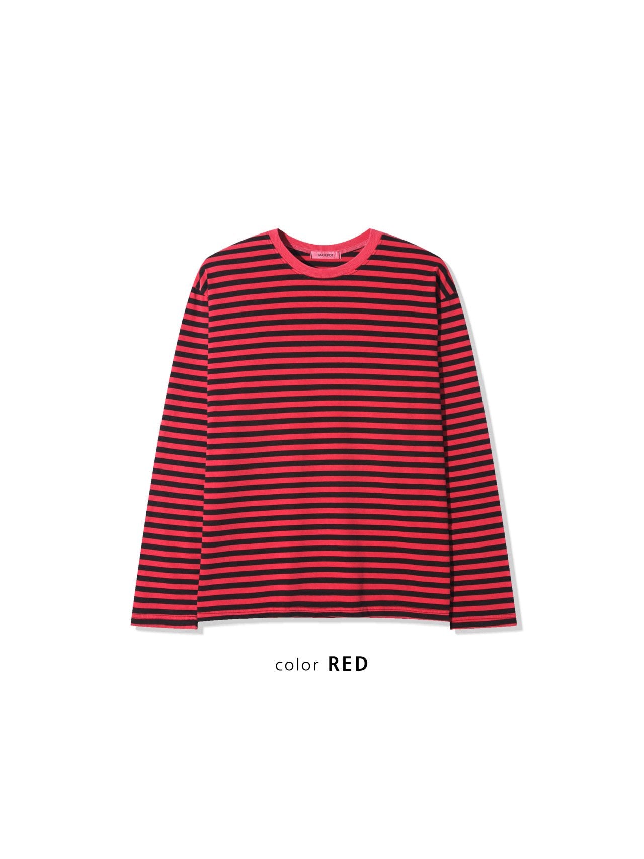 Pigment Stripe Crewneck L/S Tee