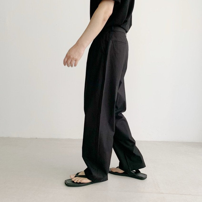 Dino Cotton Belted Pants