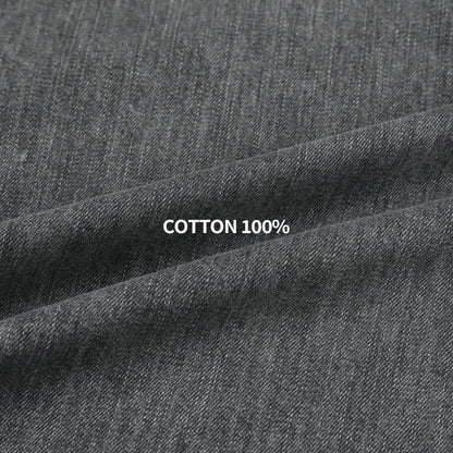 Deep Gray Brushed Denim