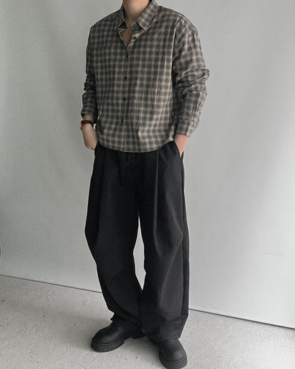 Spring Check Cropped Shirt