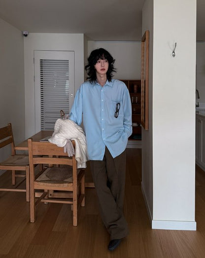 Bound Wool Slacks