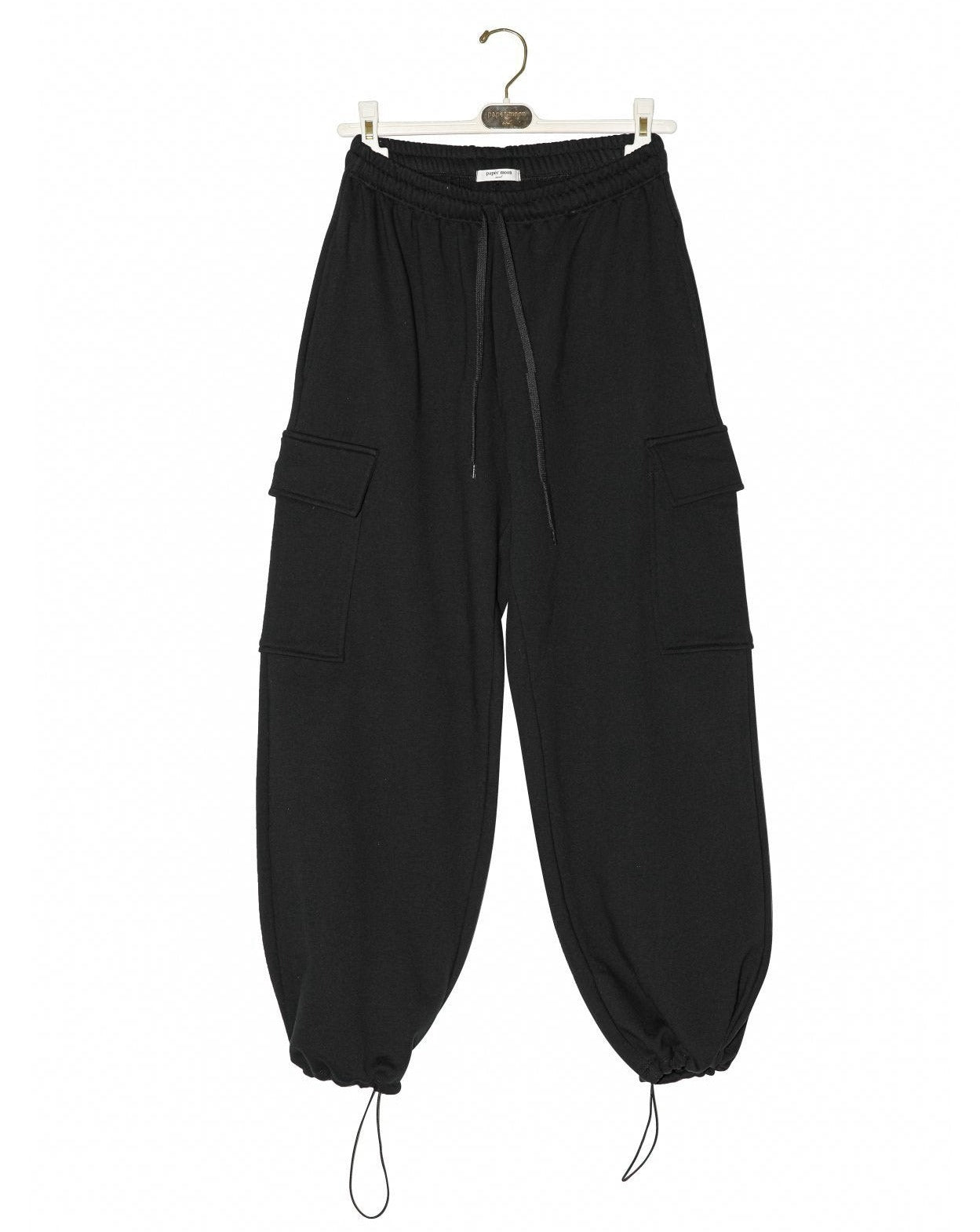 【PAPERMOON 페이퍼 문】SS / Cargo Pocket Wide Sweatpants