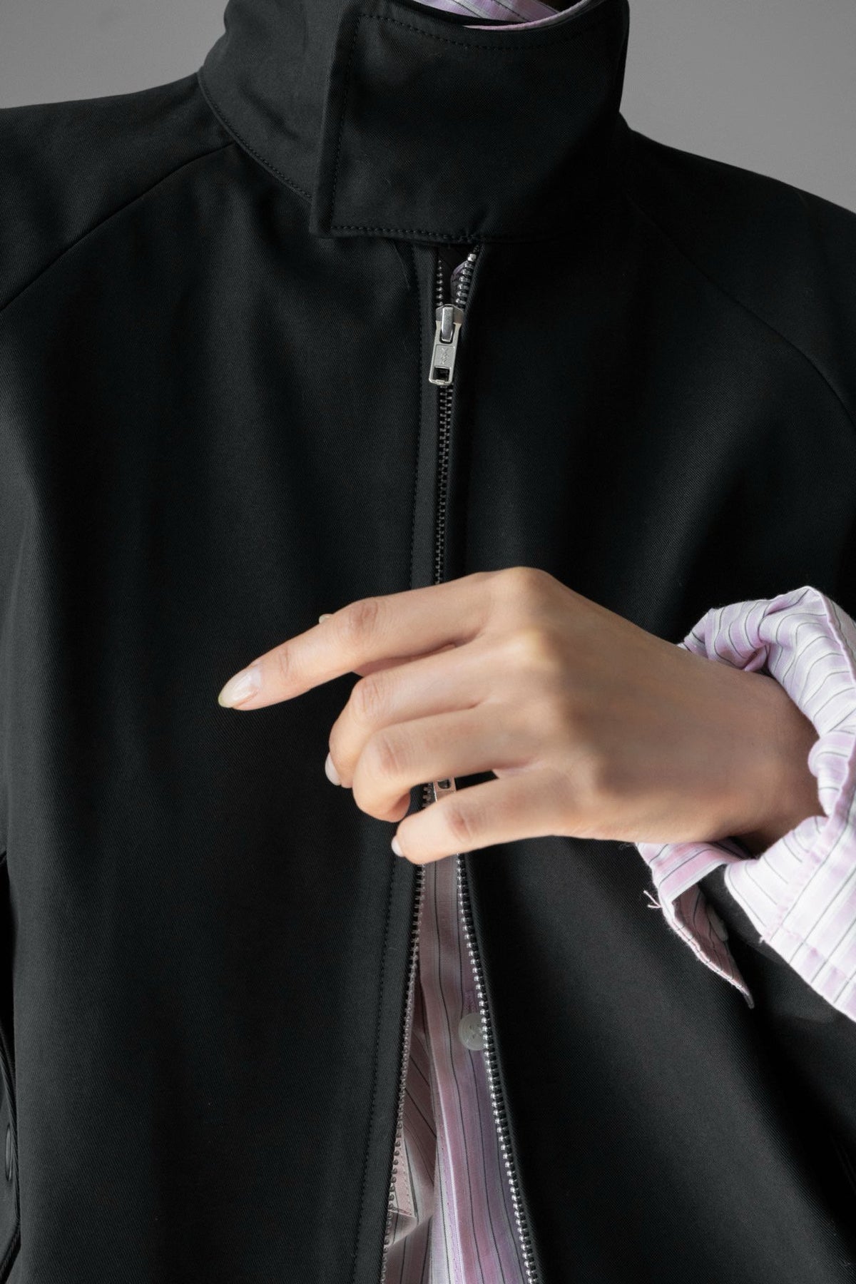 PAPERMOON High Neck Raglan Zip Jacket