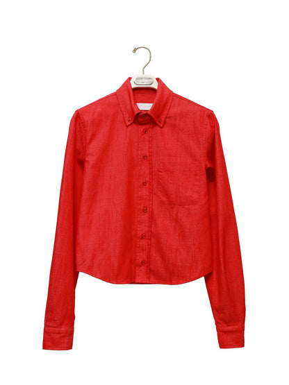 PAPERMOON Classic Slim Fit Denim Shirt