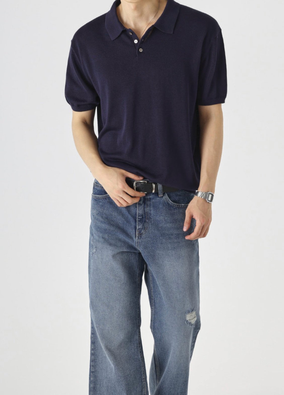 Modal Tension Collar Knit