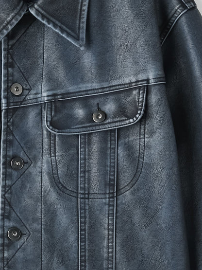 Rex Leather Trucker
