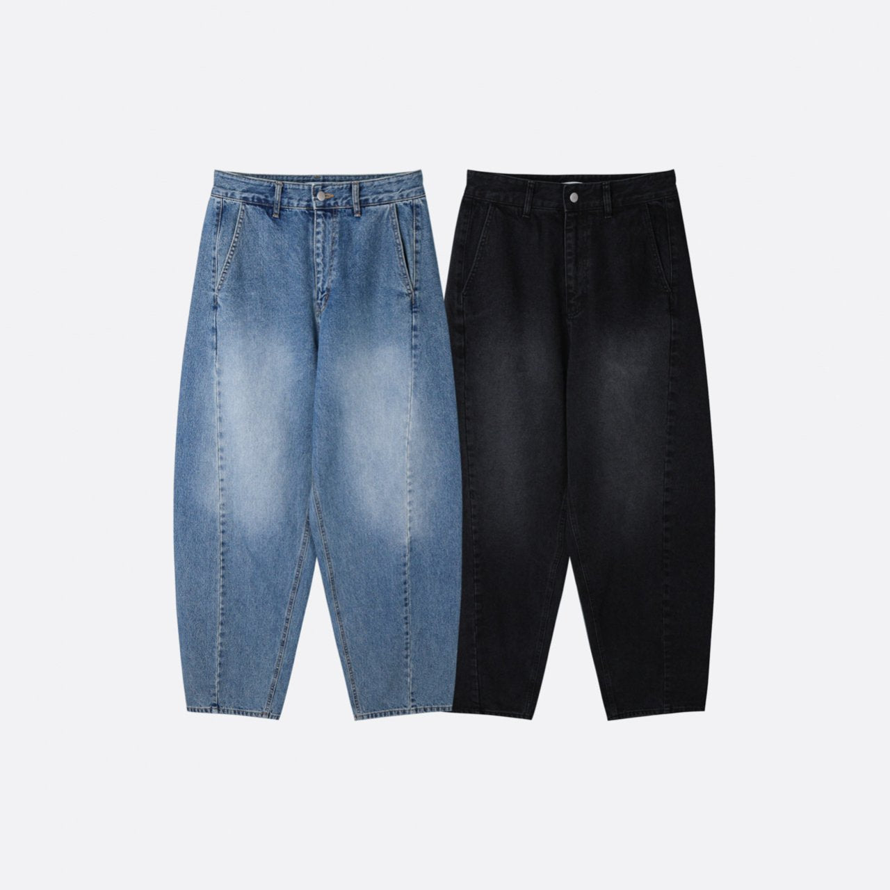 Barrel Curve Denim Pants